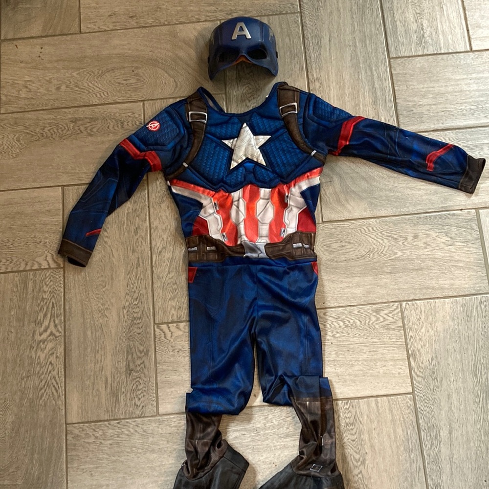 Captain America kids Halloween costume small